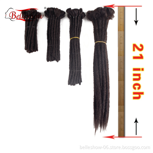 Hot sell wholesale 6inch -8inch  soft dreadlock braids hair exrensions  synthetic crochet dreadlocks